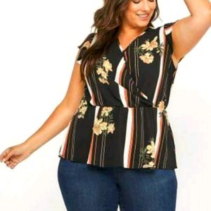 D/C Jeans Faux Wrap Top